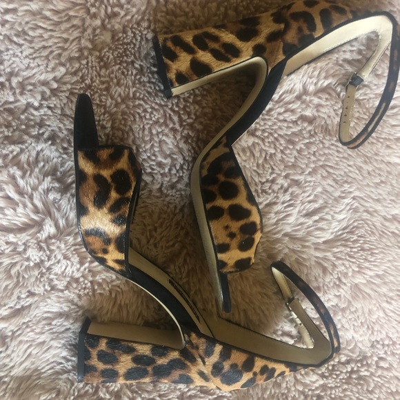 Nine West “Leopard” Sandals (NEW!!) Worn once! - Picture 8 of 8